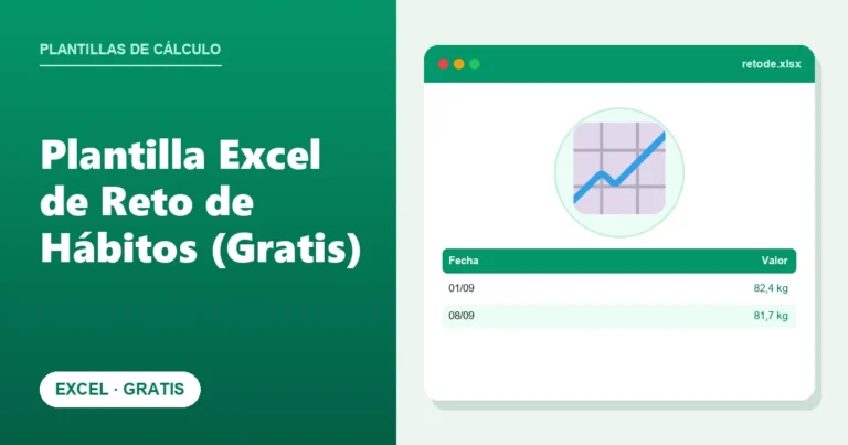 Plantilla Excel de Reto de Hábitos (Gratis)