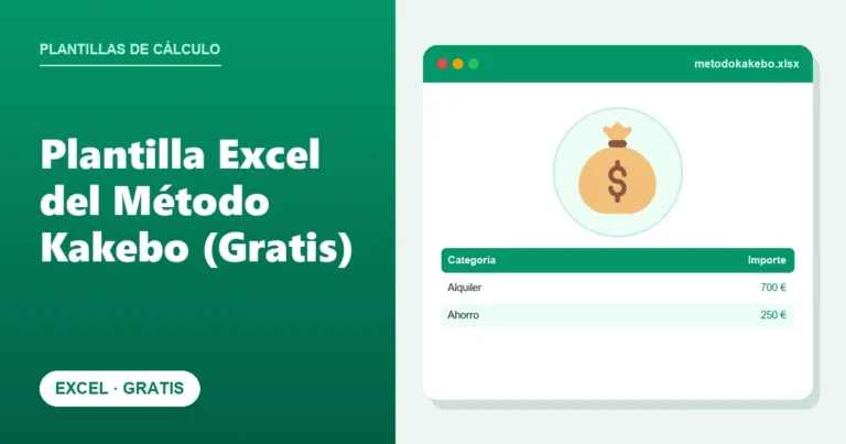Plantilla Excel del Método Kakebo (Gratis)