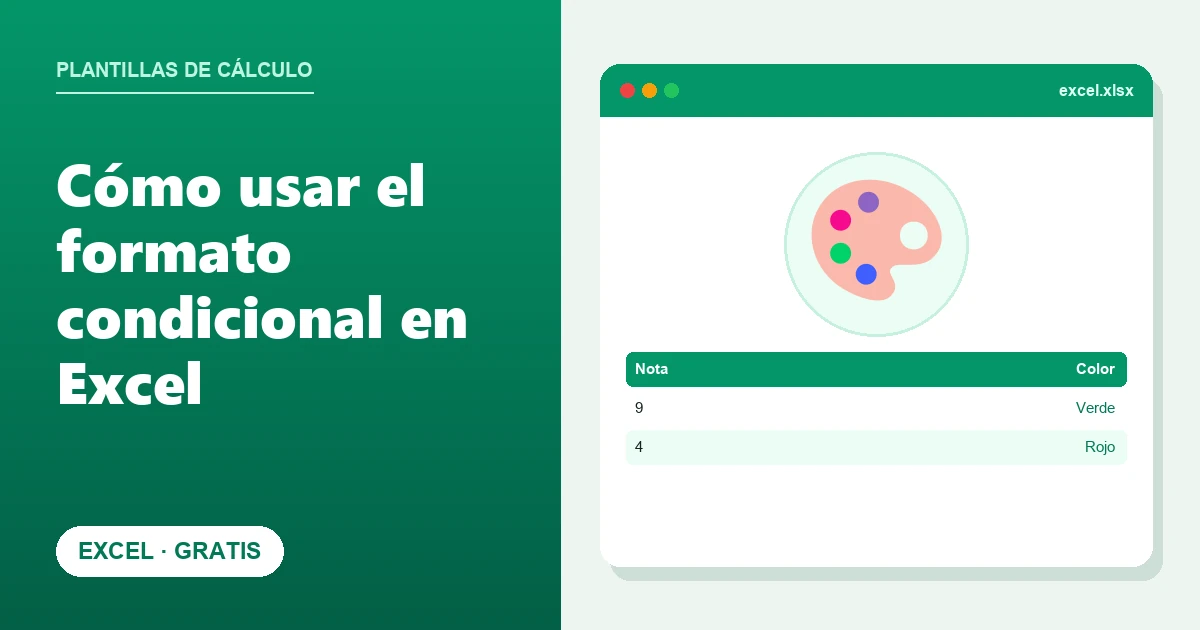 Cómo usar el formato condicional en Excel