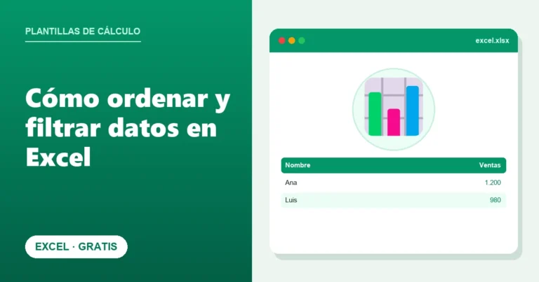 Cómo ordenar y filtrar datos en Excel