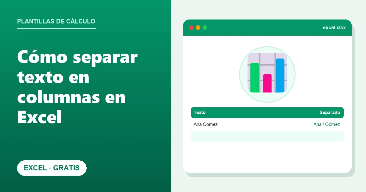 Cómo separar texto en columnas en Excel