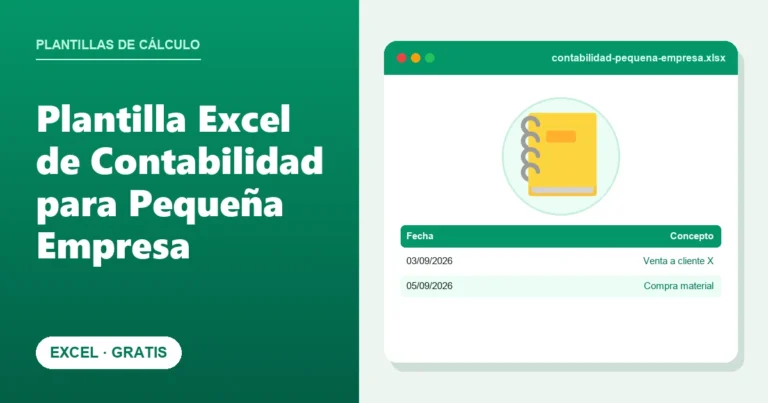 Plantilla Excel de Contabilidad para Pequeña Empresa (Gratis)