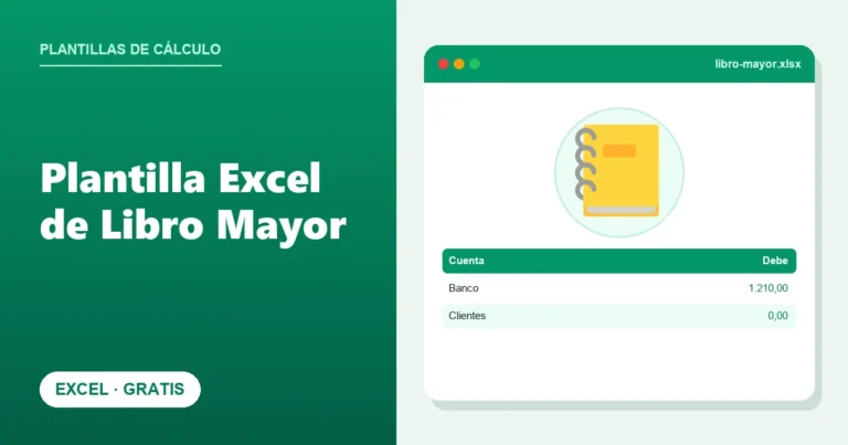 Plantilla Excel de Libro Mayor (Gratis)